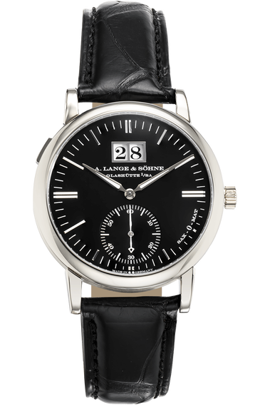 Pre Owned A. Lange S hne Langematik Big Date White Gold Automatic