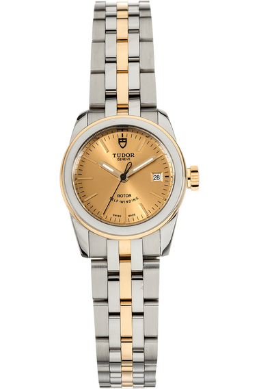 Glamour Date Yellow Gold and Stainless Steel Automatic