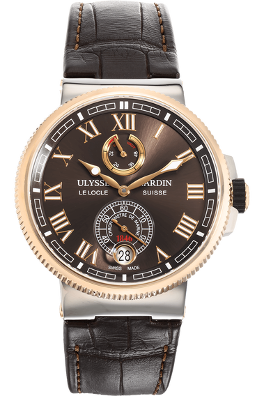 Marine Chronometer Rose Gold and Stainless Steel Automatic