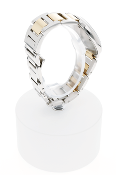 Ballon Bleu Yellow Gold and Stainless Steel Quartz