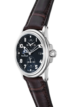 Leman Dual Time Stainless Steel Automatic