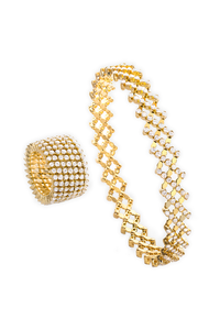 Serafino 7-row Ring Bracelet in Yellow Gold