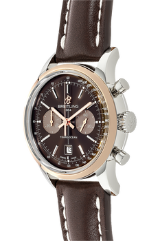 Transocean Chronograph Rose Gold and Stainless Steel