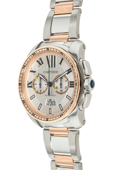 Calibre Chronograph Rose Gold and Stainless Steel Automatic