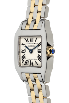 Santos Demoiselle Yellow Gold and Stainless Steel Quartz