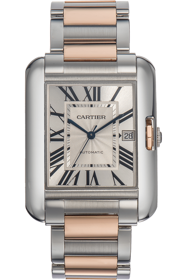 Tank Anglaise XL Rose Gold and Stainless Steel Automatic