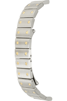 Santos Galbee Yellow Gold and Stainless Steel Quartz