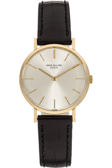 Calatrava Reference 3537 Circa 1970's Yellow Gold Manual