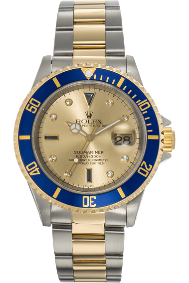 Submariner Circa 1990 Yellow Gold and Stainless Steel Automatic