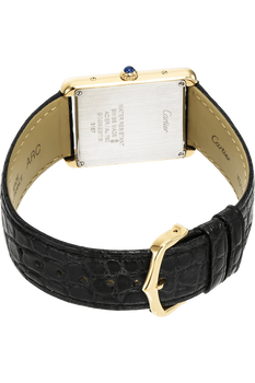 Tank Solo Yellow Gold and Stainless Steel Quartz