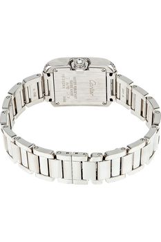 Tank Anglaise White Gold Quartz