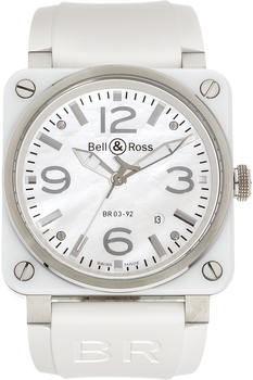 BR 03 White Ceramic and Stainless Steel Automatic