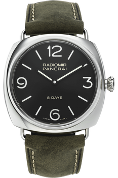 Radiomir Black Seal 8 Days Stainless Steel Manual