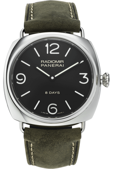 Radiomir Black Seal 8 Days Stainless Steel Manual