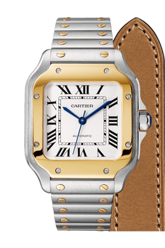 Santos de Cartier Yellow Gold &amp; Steel, Medium