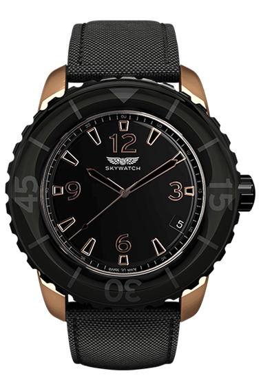 44mm 3-Hand Rose Gold