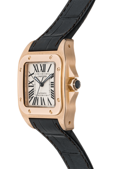Santos 100 Rose Gold Automatic