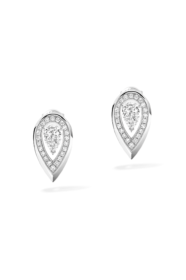 Fiery Studs 0.10CT in White Gold