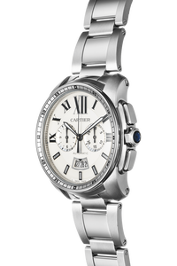 Calibre de Cartier Chronograph Stainless Steel Automatic