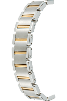 Tank Francaise Yellow Gold and Stainless Steel Quartz