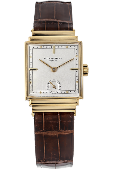 Rectangular Reference 1437 Circa 1940s Yellow Gold Manual