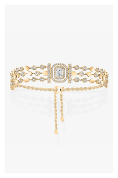 D-Vibes Multi Row Bracelet in Yellow Gold