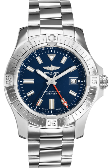 Avenger GMT 45 Stainless Steel Automatic