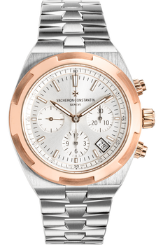 Overseas Rose Gold and Stainless Steel Automatic