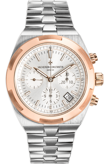 Overseas Rose Gold and Stainless Steel Automatic