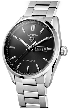 Carrera Calibre 5 Automatic Black Steel Watch