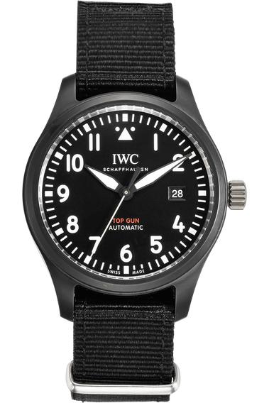 Pilot Top Gun Ceramic Black Automatic