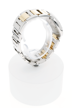 Ballon Bleu Yellow Gold and Stainless Steel Quartz