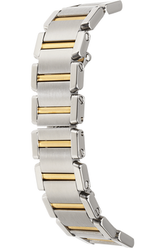 Tank Francaise Yellow Gold and Stainless Steel Quartz