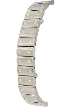 Santos Galbee Yellow Gold and Stainless Steel Quartz