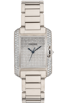Tank Anglaise White Gold Automatic
