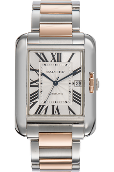 Tank Anglaise XL Rose Gold and Stainless Steel Automatic
