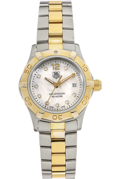 Aquaracer Yellow Gold and Stainless Steel Quartz