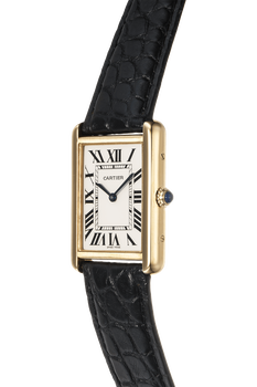 Tank Solo Yellow Gold and Stainless Steel Quartz