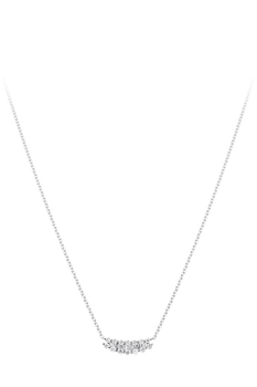 Baguette Love Necklace 0.16 ct. 
