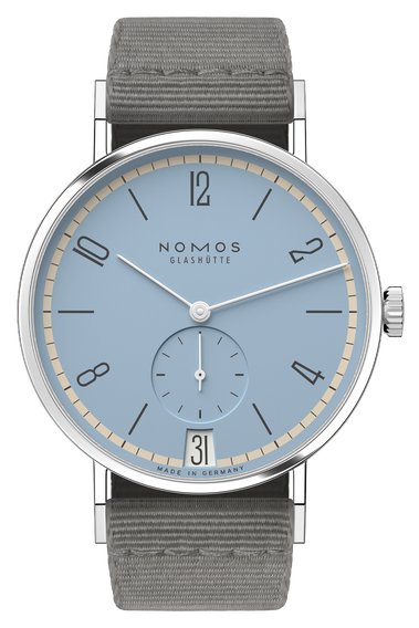 Tangente 38 Date Frostblau