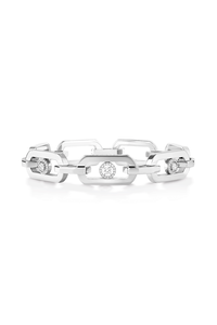 White gold chain bracelet So Move XL
