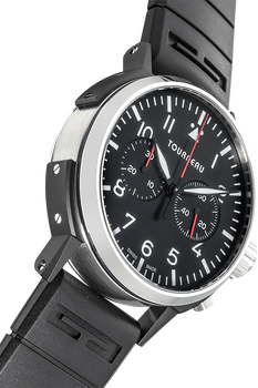 TNY 44mm Aviator Chronograph in Stainless Steel and DLC