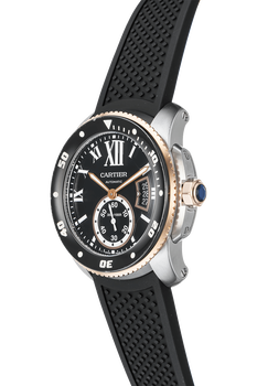 Calibre de Cartier Diver Rose Gold and Stainless Steel Automatic