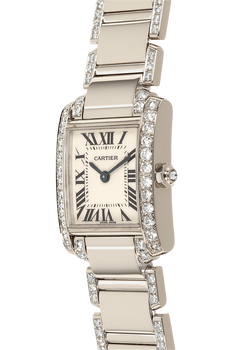 Tank Francaise White Gold Quartz