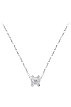 Baguette Love Necklace 0.83 ct. 