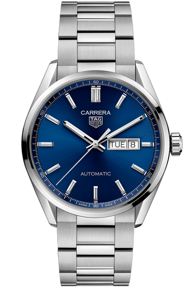Carrera Calibre 5 Automatic Blue Steel Watch