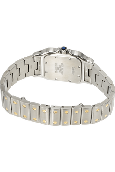 Santos Galbee Yellow Gold and Stainless Steel Quartz