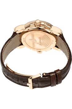 Sonata Dual Time Alarm Rose Gold Automatic