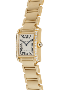 Tank Francaise Yellow Gold Quartz