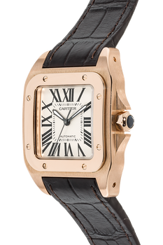 Santos 100 Rose Gold Automatic